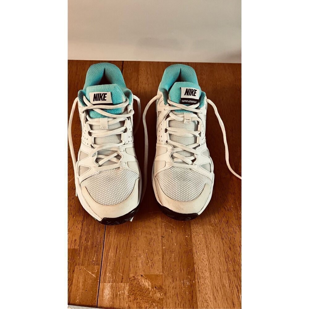 Nike Air Vapor Advantage White Blue Running Shoes Sneakers 7